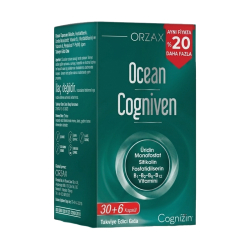 Orzax Ocean Cogniven Takviye Edici Gıda 30+6 Kapsül - 5