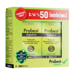 Probest Digestive Takviye Edici Gıda 2x 20 Kapsül - ikincisi %50 İndirimli - 1