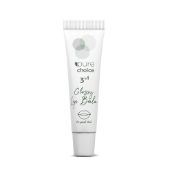 Pure Choice Parlatıcı 3in1 Glossy Lip Balm - Crystal Veil 10 ml - 1