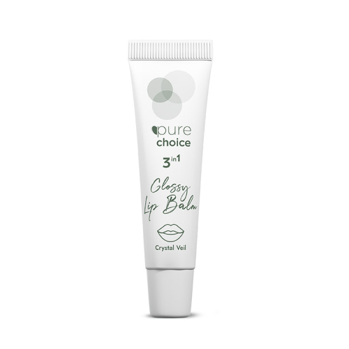 Pure Choice Parlatıcı 3in1 Glossy Lip Balm - Crystal Veil 10 ml - Pure Choice