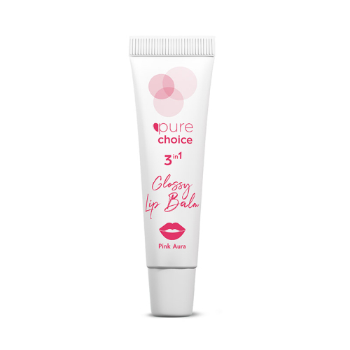 Pure Choice Parlatıcı 3in1 Glossy Lip Balm - Pink Aura 10 ml - Pure Choice