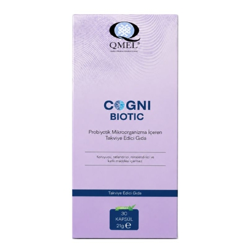 QMEL Cogni Biotic Probiyotik Mikroorganizma İçeren Takviye Edici Gıda 30 Kapsül - QMEL