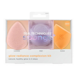 Real Techniques RT-4244 Glow Radiance Complexion Kit Cilt Bakım Makyaj Süngeri Seti - 1