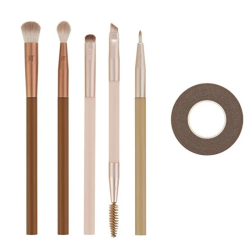 Real Techniques RT-9960 New Nude Limited Edition Günlük Göz Makyaj Fırça Seti - 1