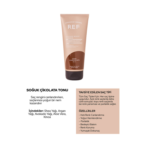 REF Colour Boost Masque Cool Chocolate 6.31 200 ml - 2