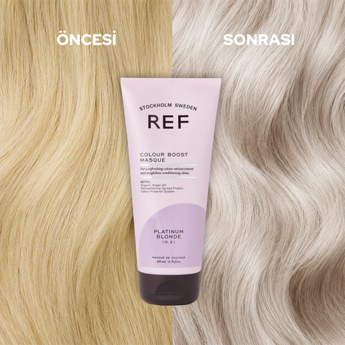 Ref Colour Boost Masque Platinum Blonde 200 ml - 3