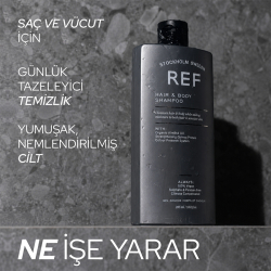REF Hair Body Nemlendirici Saç ve Vücut Şampuanı 1000 ml - 3