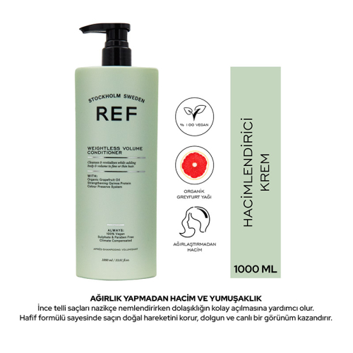 REF Weightless Volume Conditioner 1000 ml - 2