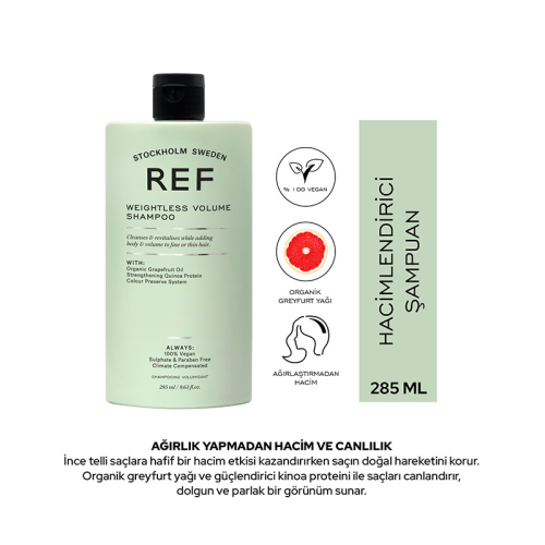 Ref Weightless Volume Shampoo 285 ml - 2