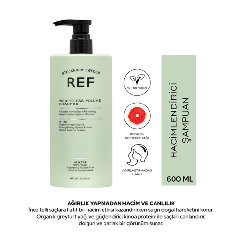 Ref Weightless Volume Shampoo 600 ml - 2