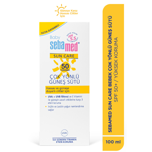 Sebamed Baby SPF50 Çok Yönlü Güneş Sütü 100 ml - 3