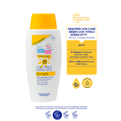 Sebamed Baby SPF50 Çok Yönlü Güneş Sütü 100 ml - 4