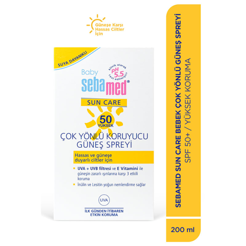 Sebamed Bebekler için Çok Yönlü Koruyucu Güneş Spreyi SPF 50 200 ml - 4