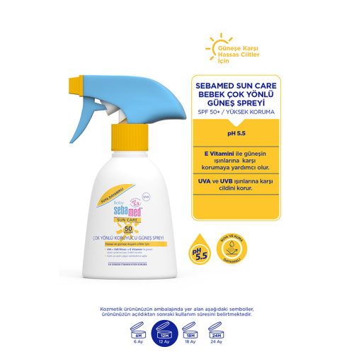 Sebamed Bebekler için Çok Yönlü Koruyucu Güneş Spreyi SPF 50 200 ml - Sebamed