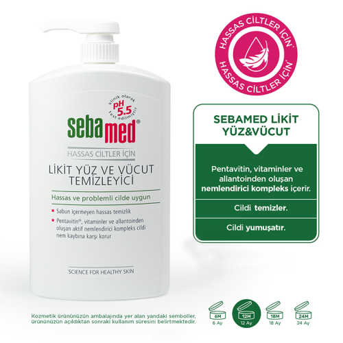 Sebamed Likit Yüz ve Vücut Temizleyici Jel 1000 ml - Sebamed