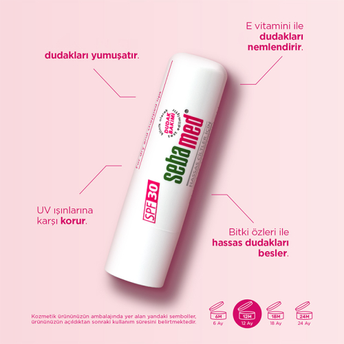 Sebamed SPF 30 Üçlü Etkili Dudak Kremi 4.8 gr - 3