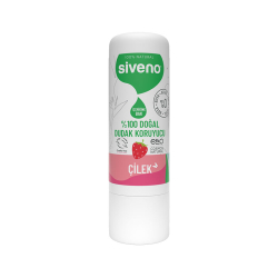 Siveno %100 Doğal Dudak Koruyucu Çilekli 6 gr - 1