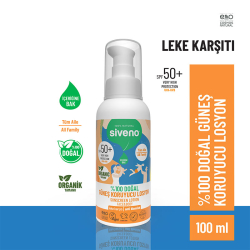 Siveno %100 Doğal Güneş Koruyucu Losyon 100 ml - 9
