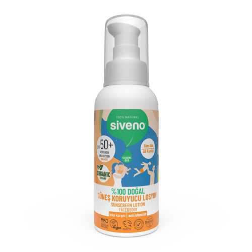 Siveno %100 Doğal Güneş Koruyucu Losyon 100 ml - Siveno