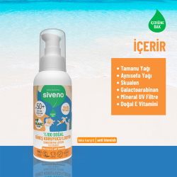 Siveno %100 Doğal Güneş Koruyucu Losyon 100 ml - 3