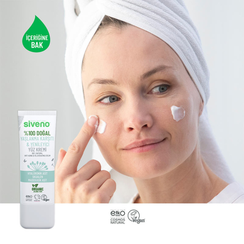 Siveno %100 Doğal Yaşlanma Karşıtı Yüz Kremi 30 ml - 4