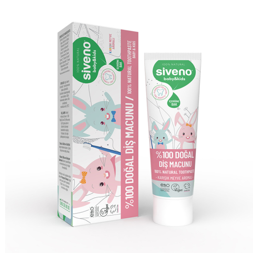 Siveno Bebek Ve Çocuklar İçin Doğal Diş Macunu 50 ml - Siveno