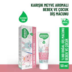 Siveno Bebek Ve Çocuklar İçin Doğal Diş Macunu 50 ml - 2