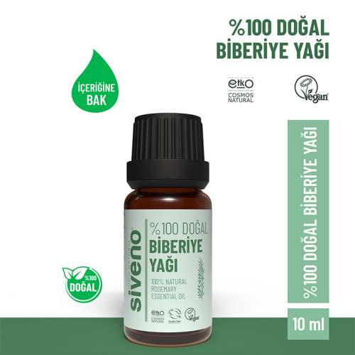 Siveno Doğal Biberiye Uçucu Yağı 10 ml - 2
