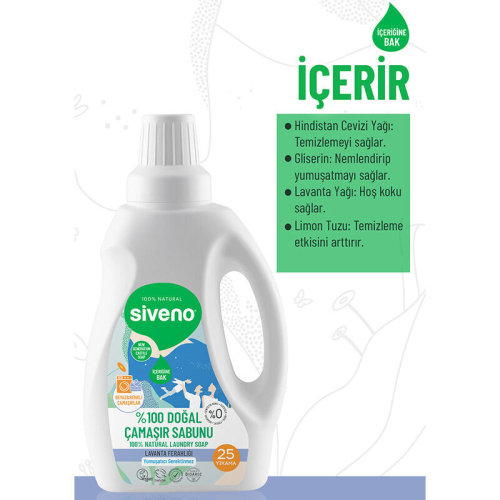 Siveno Doğal Çamaşır Sabunu 750 ml - 8