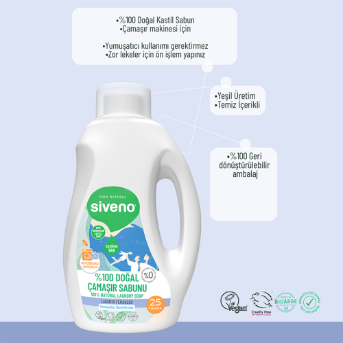 Siveno Doğal Çamaşır Sabunu 750 ml - 4