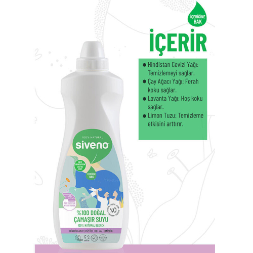 Siveno Doğal Çamaşır Suyu 700 ml - 8