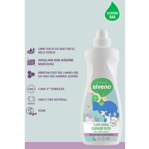 Siveno Doğal Çamaşır Suyu 700 ml - 9