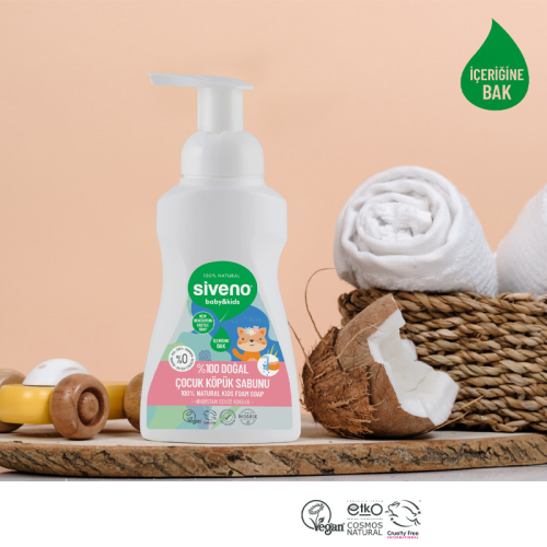 Siveno Doğal Çocuk Köpük Sabunu 250 ml - 6