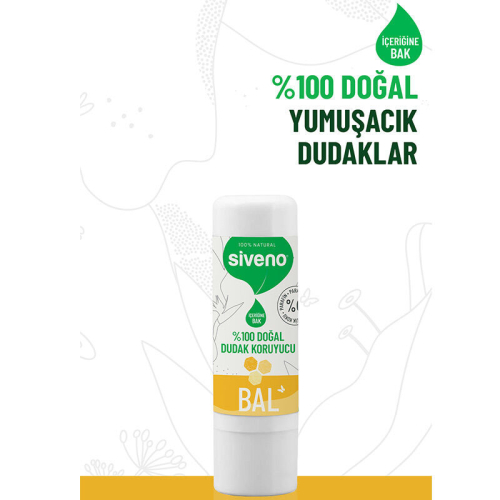 Siveno Doğal Dudak Koruyucu Bal 6 gr - 8