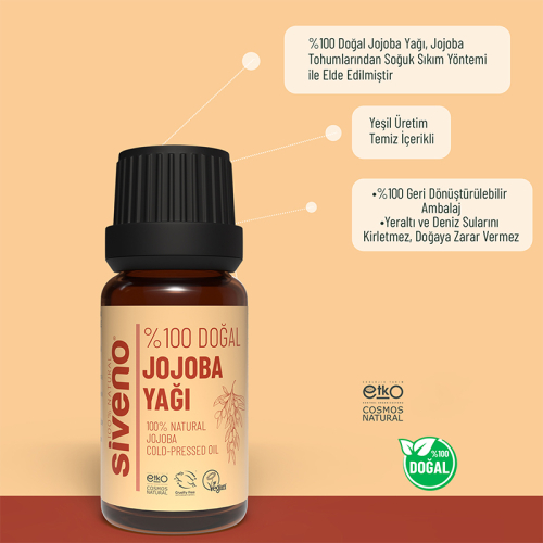 Siveno Doğal Jojoba Yağı 10ml - 3