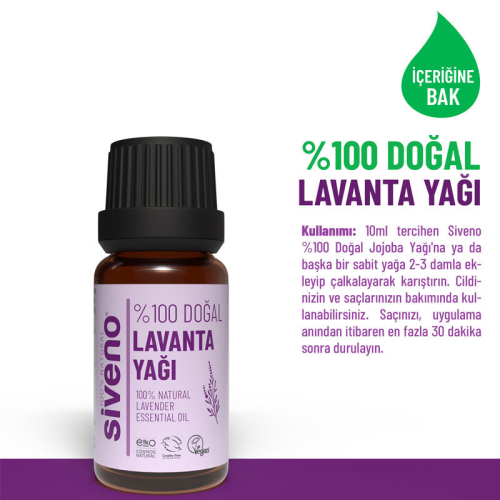 Siveno Doğal Lavanta Uçucu Yağı 10 ml - 8