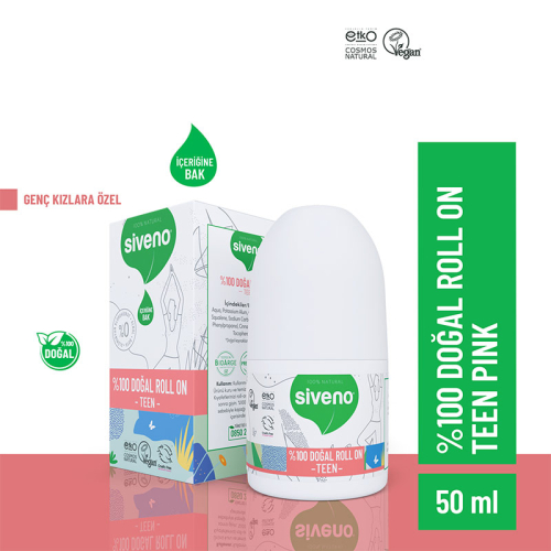 Siveno Doğal Teen Pink Roll-On 50 ml - 2