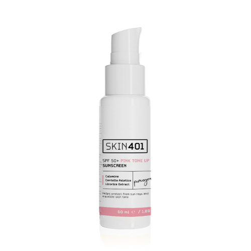 Skin401 Spf 50 Pink Tone Up Pembe Ton Eşitleyici Güneş Kremi 50 ml - Skin401