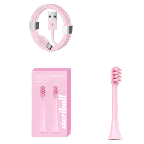 Steriball Elektrikli Diş Fırçası - Pembe - 15