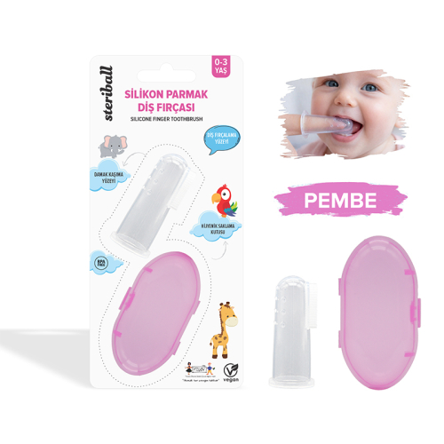 Steriball Hijyenik Silikon Parmak Fırça - 9
