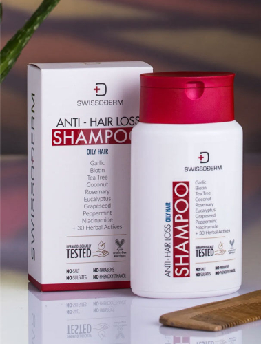 Swissoderm Saç Dökülmesine Karşı Şampuan 300 ml - Yağlı Saç Tipi - 4