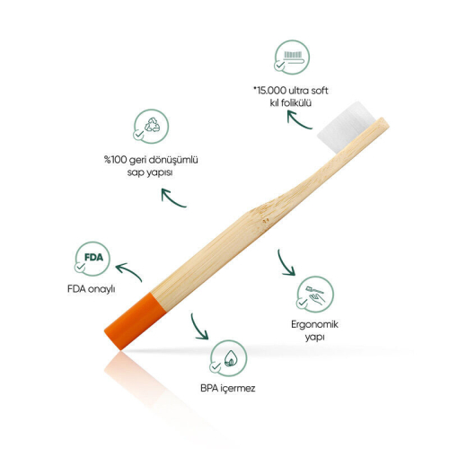 T-Brush Nano Beyaz Çocuk Diş Fırçası Ultra Soft 1 adet - T-Brush