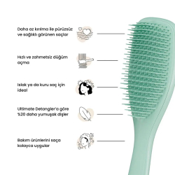 Tangle Teezer The Ultimate Detangler Fine Fragile Dark Teal İnce ve Hassas Saçlar için Kırılma Önleyici Tarak - 2
