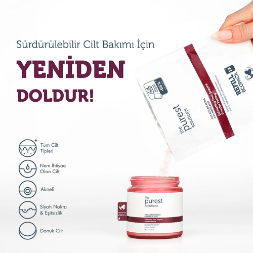 The Purest Solutions Exfoliating Fruit Enzyme Powder Peeling 55 gr - Refill - 4