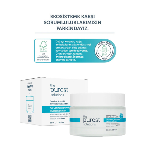 The Purest Solutions Sebum Dengeleyici Günlük Nemlendirici Krem 50 ml - 4