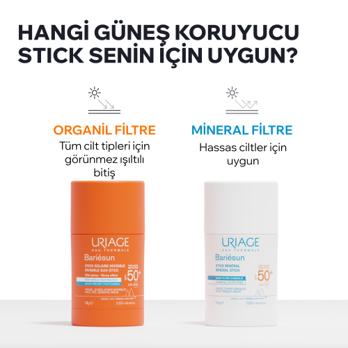 Uriage Bariesun SPF50+ Invisible Güneş Stick 18 g - 4