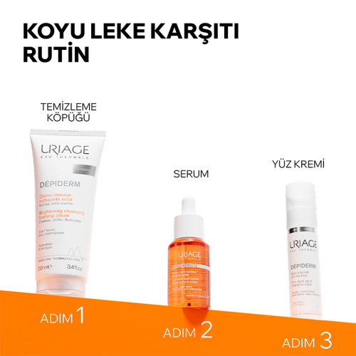 Uriage Depiderm Aydınlatıcı Temizleyici Köpük Krem 100 ml - 6