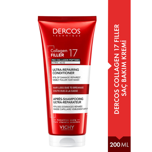 Vichy Dercos Collagen 17 Filler Saç Bakım Kremi 200 ml - 5