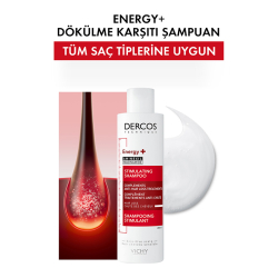 Vichy Dercos Energising Saç Dökülmesine Karşı Şampuan 200 ml - 2