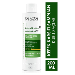 Vichy Dercos Kepek Karşıtı Şampuan 200 ml - Kuru Saçlar - 5